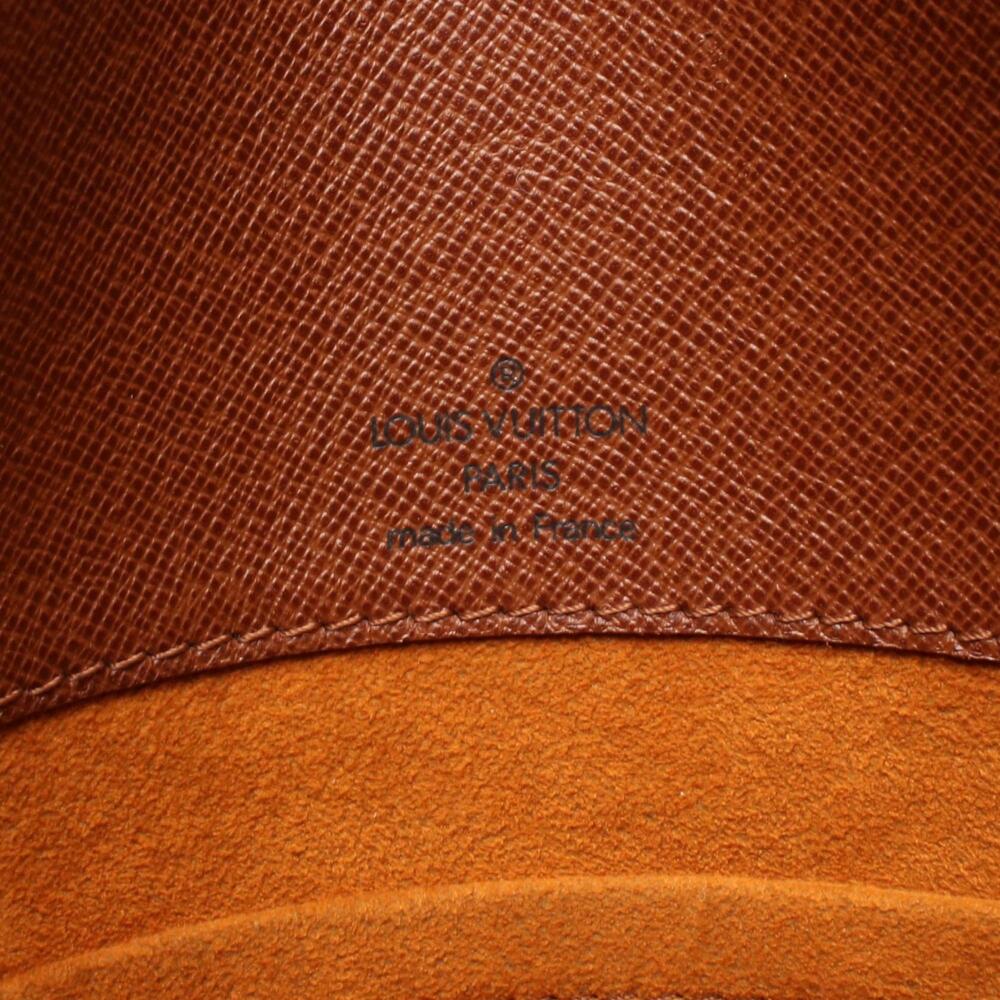 LOUIS VUITTON Authentic Brown Monogram Leather Shoulder Bag - Picture 4 of 9